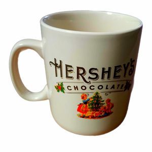 Galerie Hershey's Coco Beige Christmas Jumbo Coffee/Hot Coco Mug Cup 32 oz